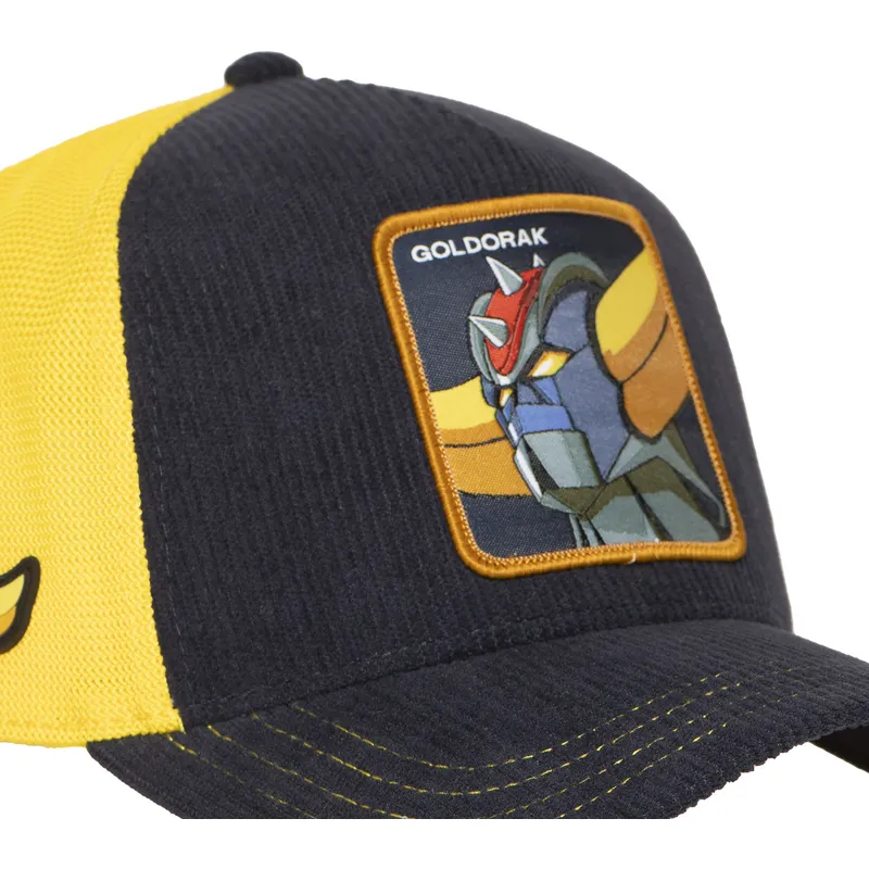 cappellino-trucker-blu-navy-e-giallo-robot-grendizer-goldrake-gol6-gol-robot-grendizer-di-capslab