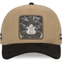 capslab-curved-brim-son-goku-dbs7-uni-dragon-ball-brown-and-black-snapback-cap