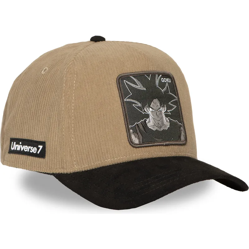 cap-curbata-brown-snapback-son-goku-dragon-ball-de-capslab