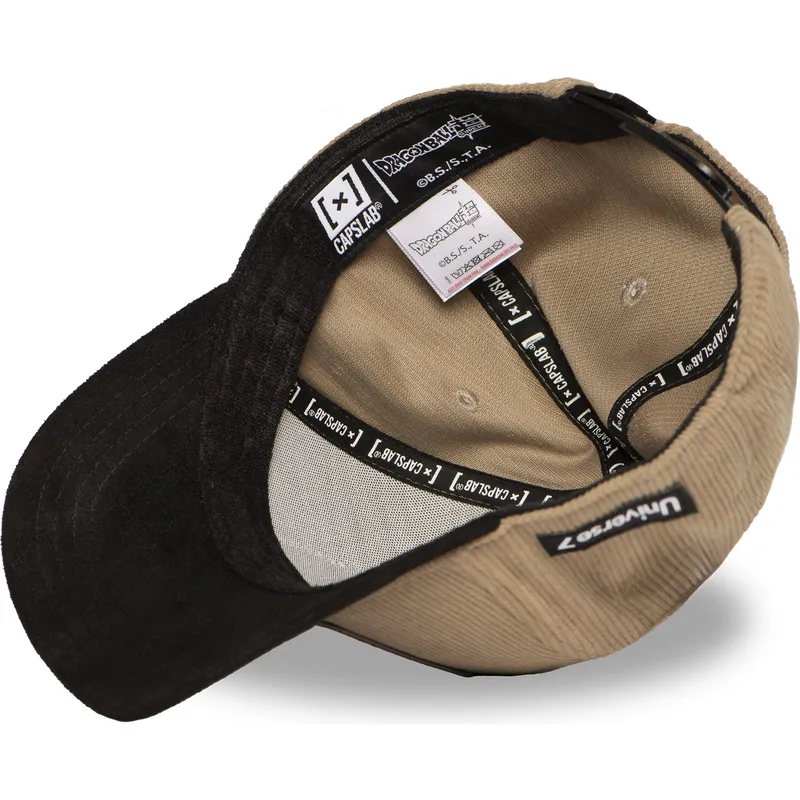 cappellino-curvo-marrone-e-nero-snapback-son-goku-dbs7-uni-dragon-ball-di-capslab