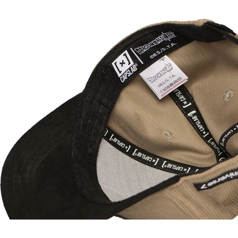 cappellino-curvo-marrone-e-nero-snapback-son-goku-dbs7-uni-dragon-ball-di-capslab