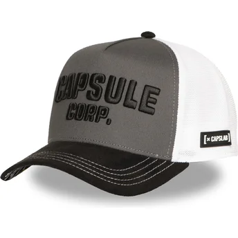 Cappellino trucker nero e bianco Capsule Corporation DBZ10 CAP Dragon Ball di Capslab