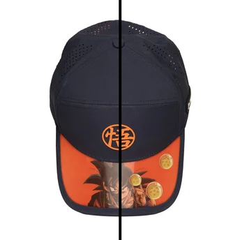 Gorra curva azul marino ajustable Son Goku DBZ10 GOK Dragon Ball de Capslab