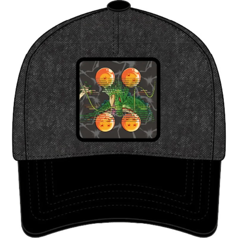 schwarze-snapback-cap-mit-gebogenem-schirm-shenron-dbs7-she-dragon-ball-von-capslab