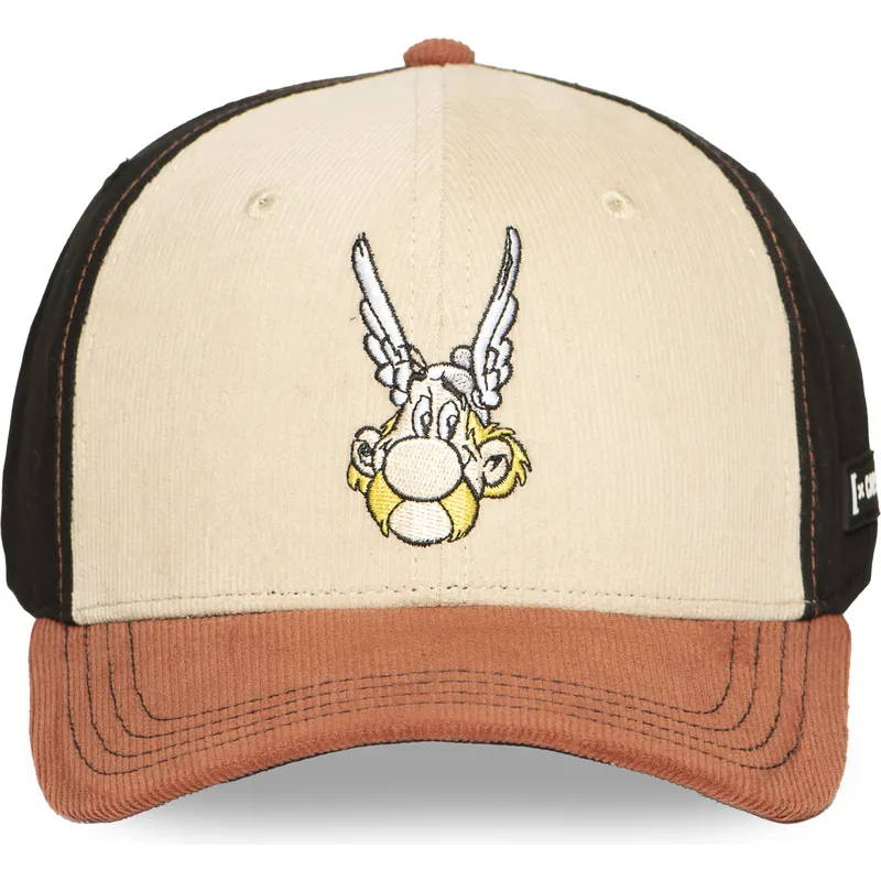 cappello-snapback-multicolore-con-visiera-curva-pcs-ast-asterix-il-gallico-di-capslab