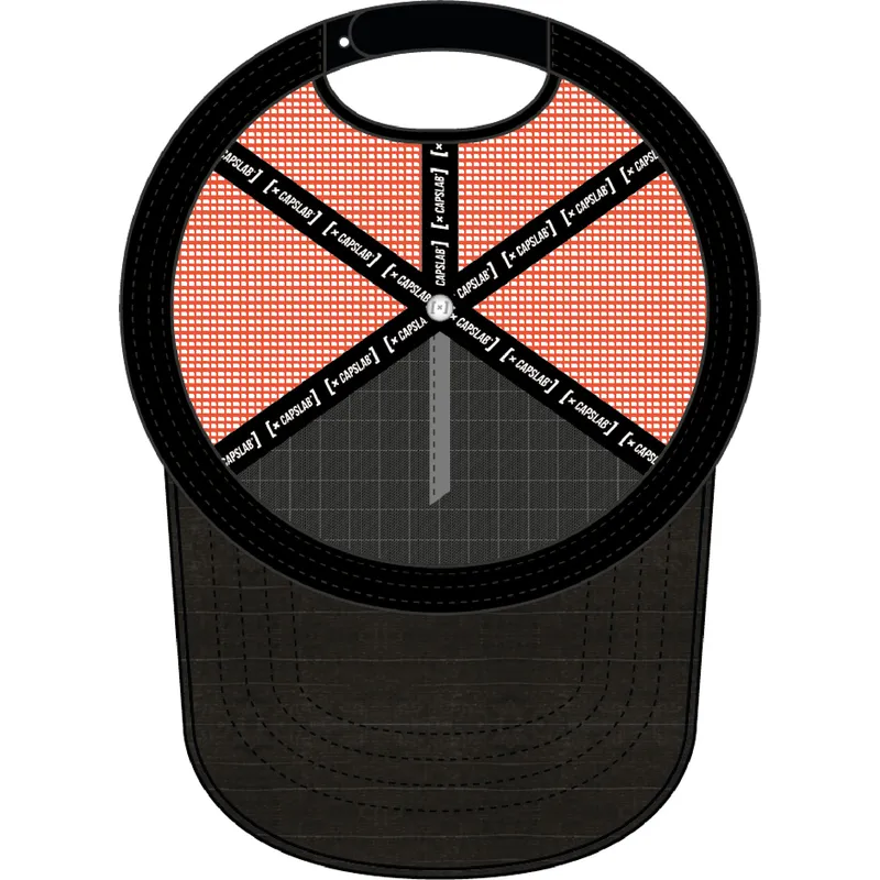 schwarze-und-orangefarbene-trucker-kappe-david-bowie-dead-stars-still-burn-fam-dea-famous-von-capslab