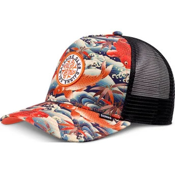 Cap curbată multicolor snapback de Djinns