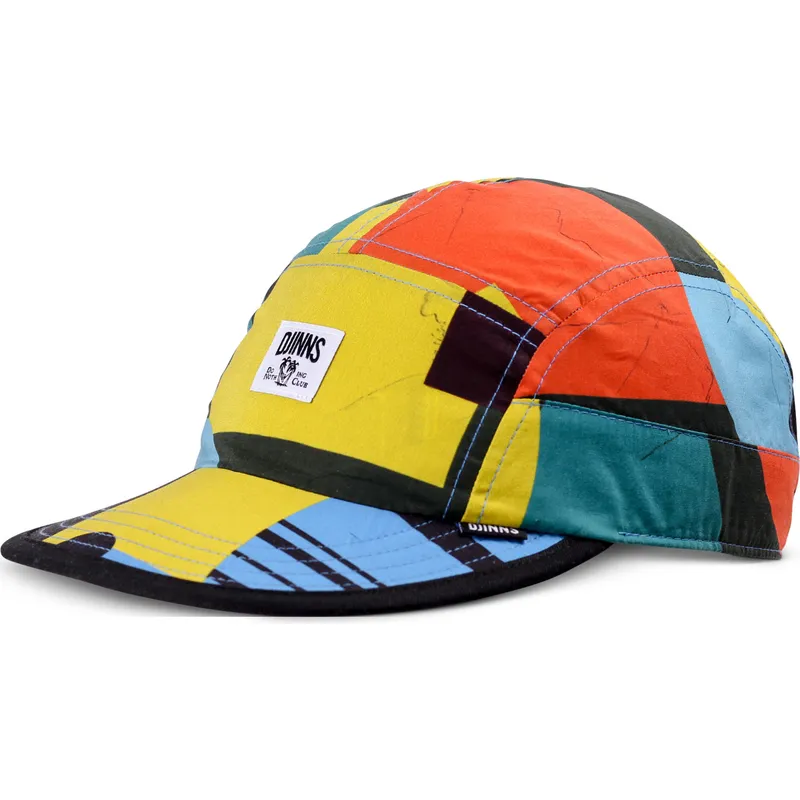 cappello-con-visiera-curva-multicolore-regolabile-geometric-dark-soft-fc-di-djinns