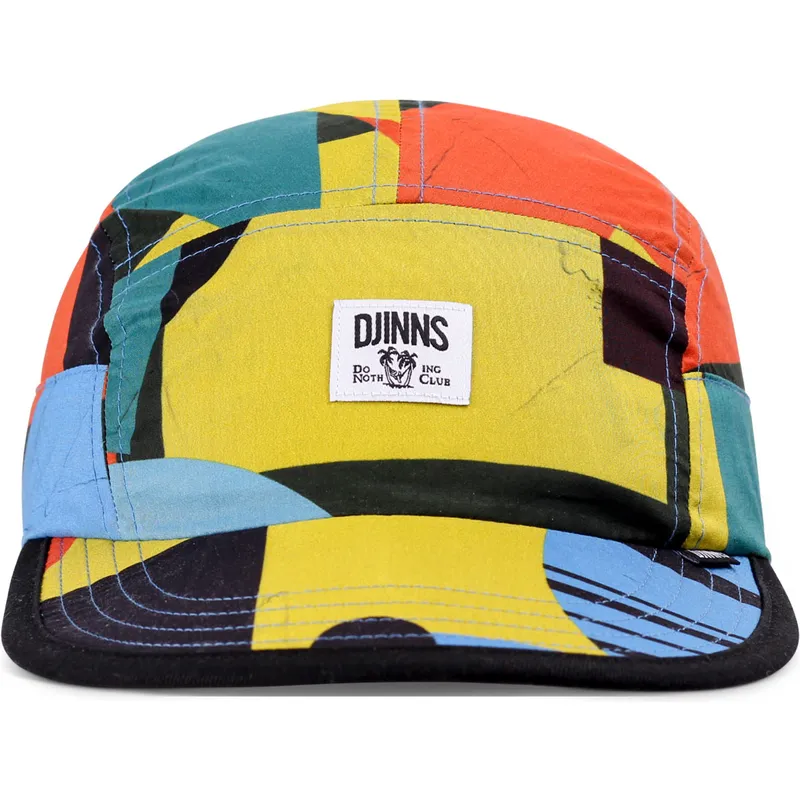 cappello-con-visiera-curva-multicolore-regolabile-geometric-dark-soft-fc-di-djinns