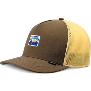 Cap curbată green snapback de Djinns