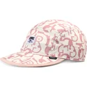 gorra-curva-beige-och-rosa-simple-aztek-soft-fc-fran-djinns