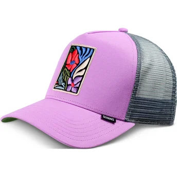 Casquette trucker violette M-Flowers HFT Djinns