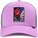 czapka-trucker-fioletowa-m-flowers-hft-od-djinns