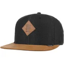 epci-plata-negru-snapback-honey-knit-de-djinns