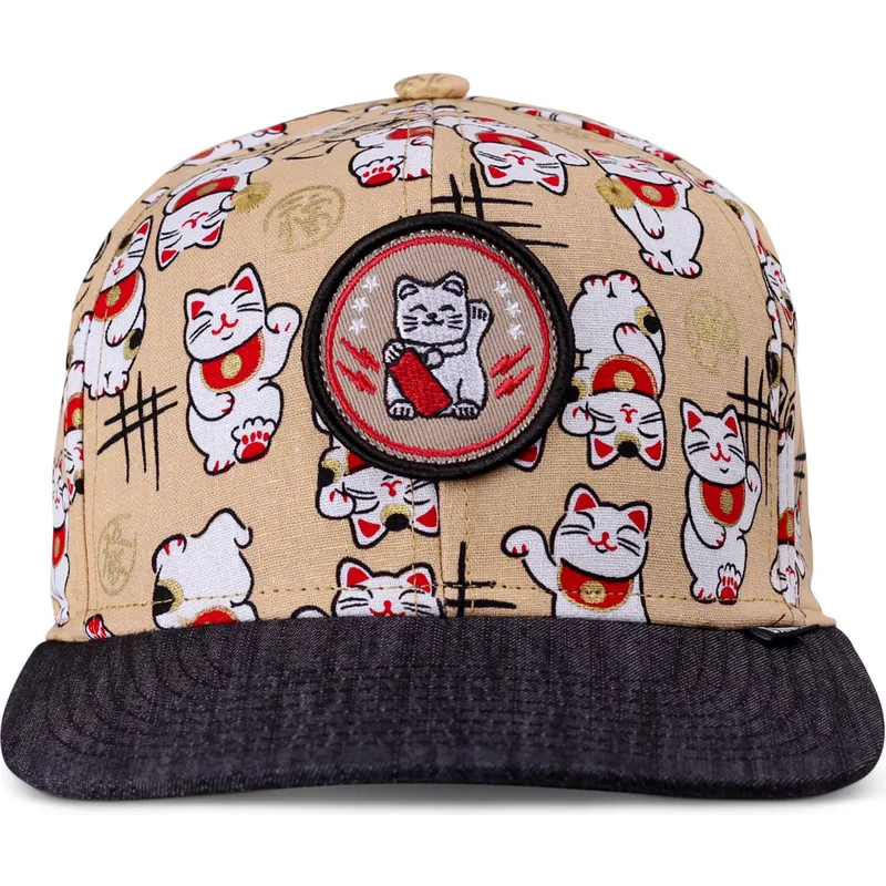 cap-plata-beige-snapback-pentru-copii-de-djinns