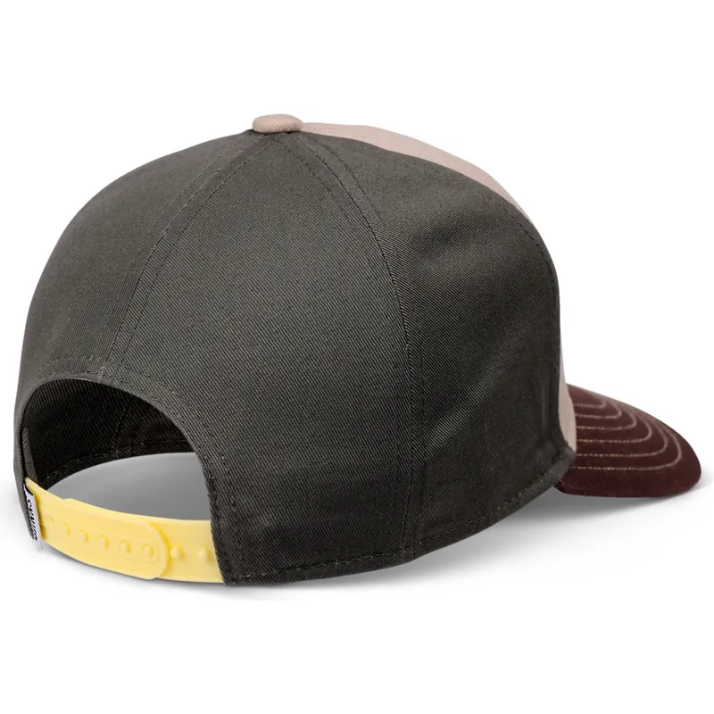 djinns-food-bacon-basic-mehrfarbige-snapback-kinderkappe-mit-gebogenem-schirm