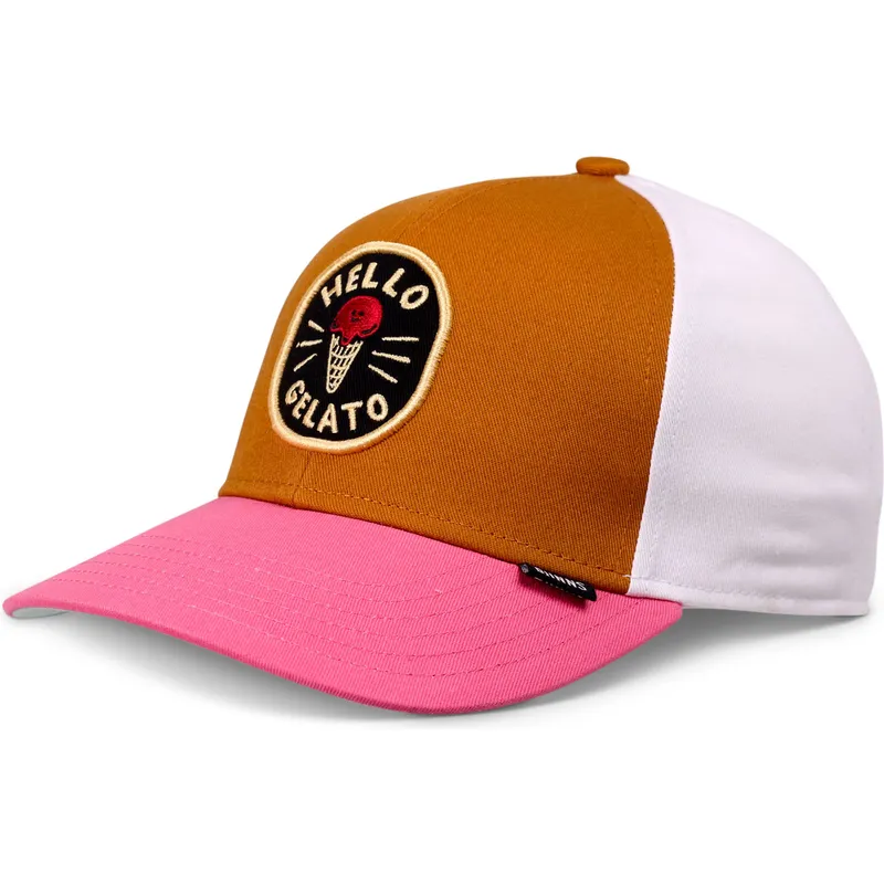 epci-curbata-papagal-snapback-pentru-copii-food-gelato-basic-de-djinns
