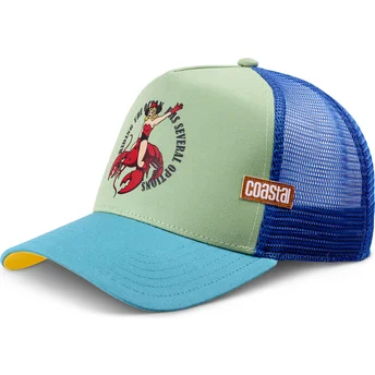Czapka truckerka niebiesko-zielona Cowgirl Option HFT od Coastal