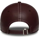 new-york-yankees-mlb-new-era-9forty-topstitch-pu-justerbar-kurvad-vinrod-keps
