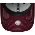 new-york-yankees-mlb-new-era-9forty-topstitch-pu-justerbar-kurvad-vinrod-keps