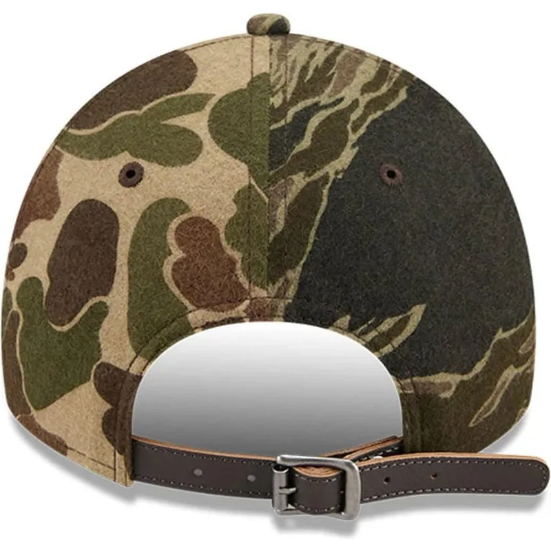 verstellbare-9twenty-gebogene-camouflage-kappe-aus-gebursteter-baumwolle-three-looms-woodland-von-new-era