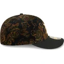 epci-curbata-negru-fitted-59fifty-low-profile-floral-cord-three-looms-printed-corduroy-de-detroit-tigers-mlb-de-new-era