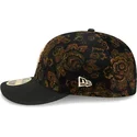 epci-curbata-negru-fitted-59fifty-low-profile-floral-cord-three-looms-printed-corduroy-de-boston-red-sox-mlb-de-new-era
