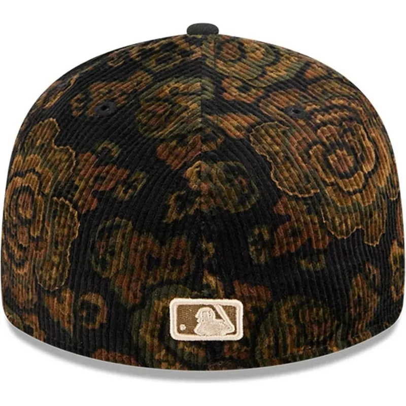 cap-curbata-black-ajustada-59fifty-low-profile-floral-cord-three-looms-printed-corduroy-de-boston-red-sox-mlb-de-new-era