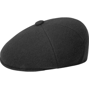 Berretto nero Wool Panel 575 Black di Kangol