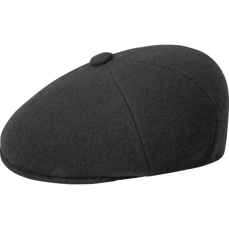 boina-nera-wool-panel-575-black-di-kangol