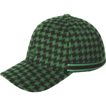 Cappellino curvo verde regolabile Block Zig Baseball Green di Kangol