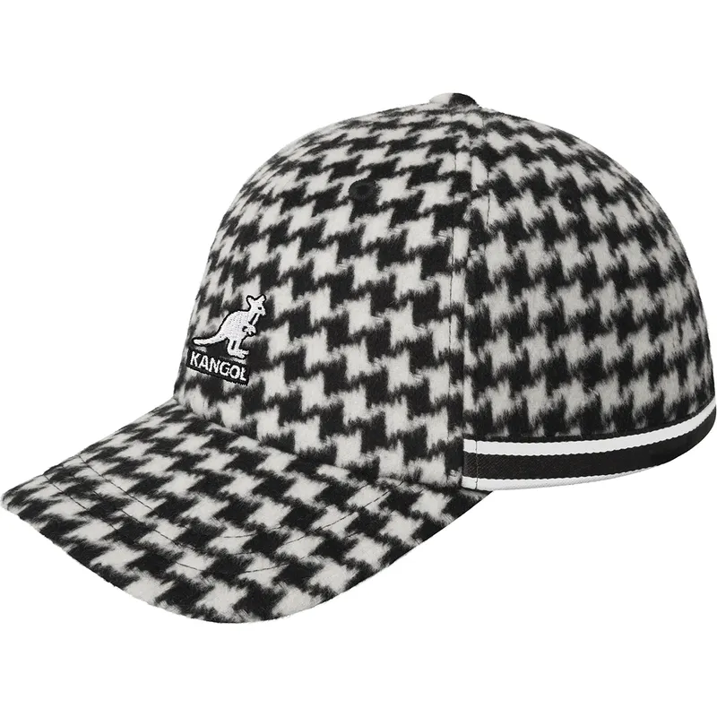 cappello-da-baseball-bianco-regolabile-con-visiera-curva-block-zig-di-kangol