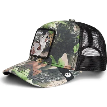 Trucker-Cap Camouflage Wolf Lone Wolf Camouflage Seasonal Real Tree The Farm von Goorin Bros.