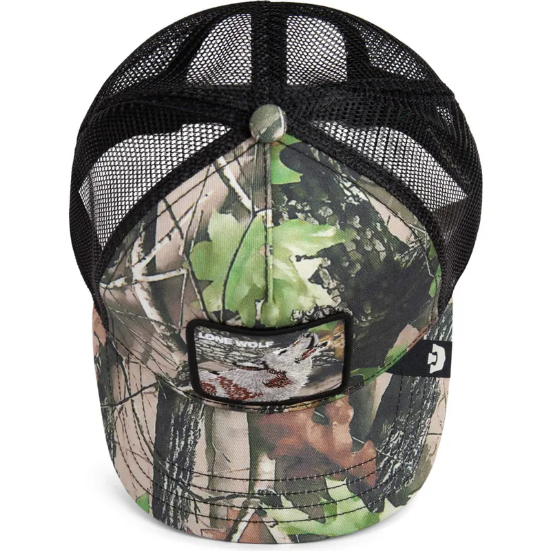 cappello-trucker-camuffamento-lupo-lone-wolf-camouflage-seasonal-real-tree-the-farm-di-goorin-bros