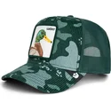 cappellino-trucker-verde-anatra-lucky-duck-corduroy-camo-the-farm-di-goorin-bros