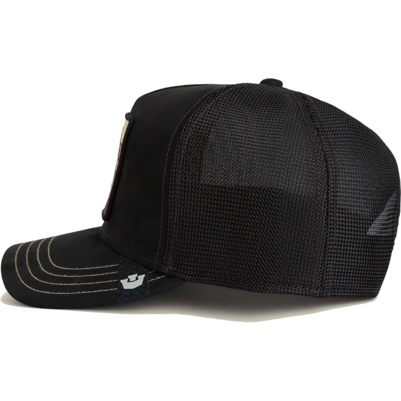 epci-curbata-camionagiu-negru-snapback-leon-king-golden-suede-the-farm-the-farm-de-goorin-bros