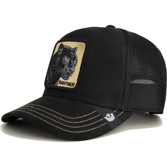 Șepci curbată camionagiu negru snapback pantera Panther Golden Suede The Farm The Farm de Goorin Bros.