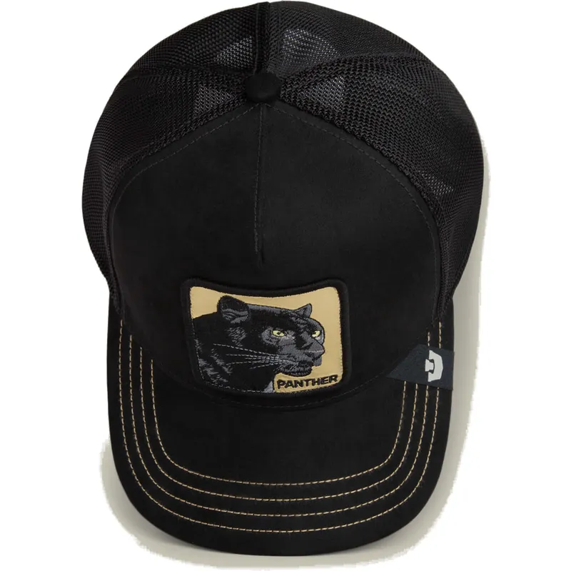epci-curbata-negru-snapback-panther-golden-suede-the-farm-de-goorin-bros