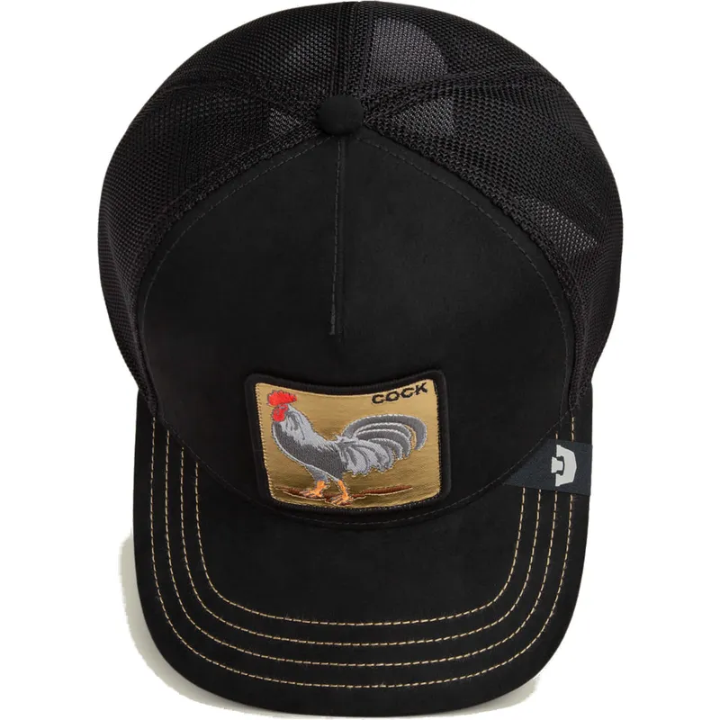 epci-curbata-negru-snapback-cock-golden-suede-the-farm-de-goorin-bros