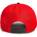 cappellino-trucker-rosso-e-nero-bufalo-ruthless-buffalo-suede-the-farm-di-goorin-bros