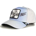 cappello-snapback-azzurro-con-visiera-curva-pegaso-legend-flare-up-wings-the-farm-di-goorin-bros