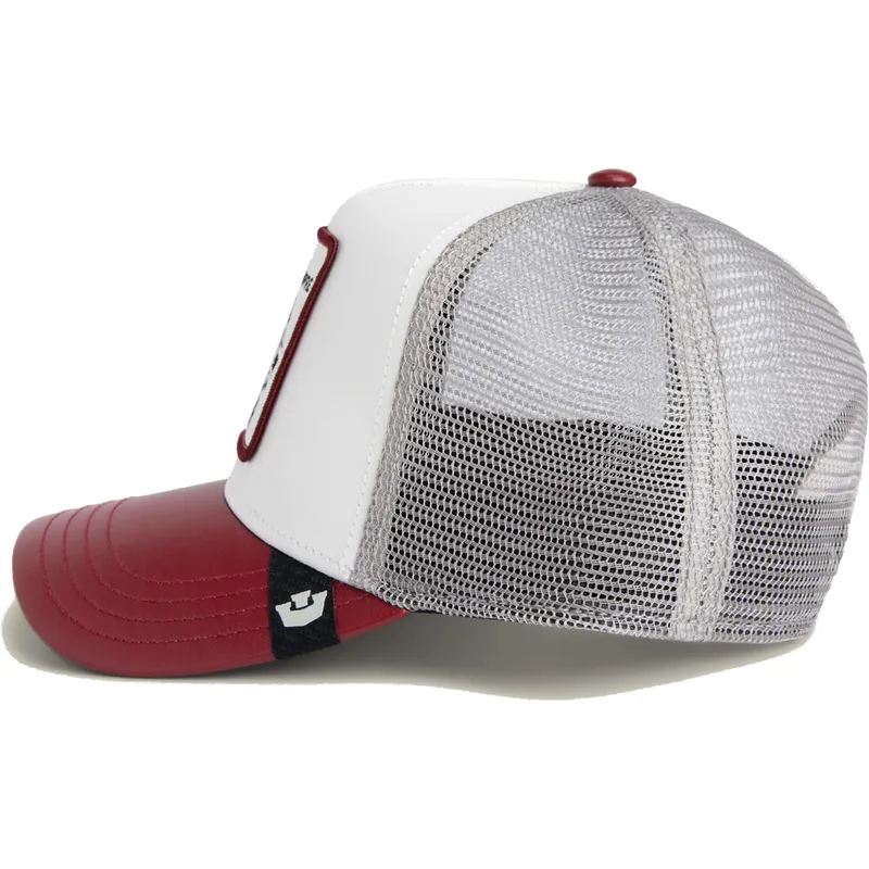 cappellino-trucker-bianco-e-rosso-leone-empire-courtside-the-farm-di-goorin-bros
