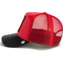 cappellino-trucker-rosso-e-nero-gatto-misfit-courtside-the-farm-di-goorin-bros