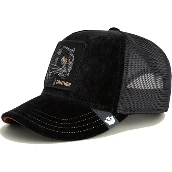 Casquette trucker noire panthère Iced Panther Jewel Tones The Farm Goorin Bros.