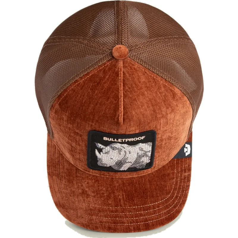 cappellino-trucker-marrone-rinoceronte-bulletproof-iced-rhino-jewel-tones-the-farm-di-goorin-bros