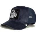 epci-curbata-bleumarin-snapback-king-lion-velour-the-farm-de-goorin-bros