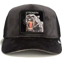 epci-curbata-negru-snapback-strength-panther-velour-the-farm-de-goorin-bros