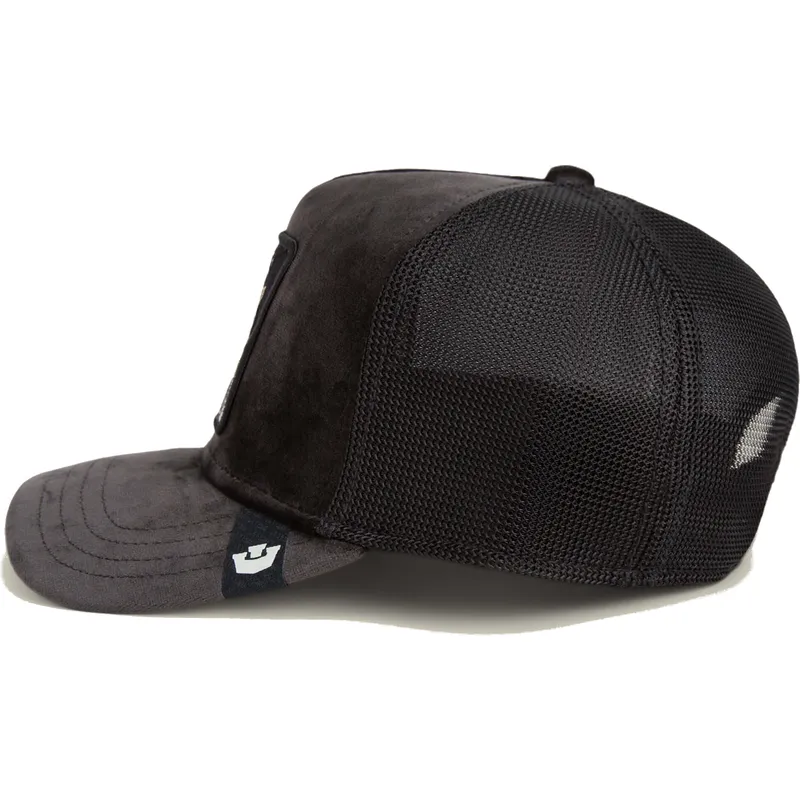 czapka-trucker-czarna-pantera-strength-panther-velour-the-farm-od-goorin-bros