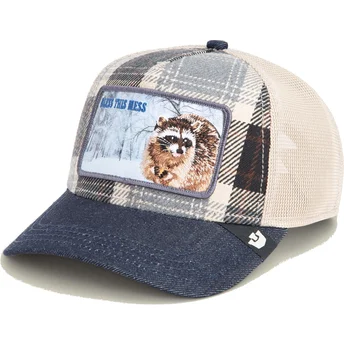 Cappello trucker blu mapache Bless This Mess Free Spirited Homestead The Farm di Goorin Bros.