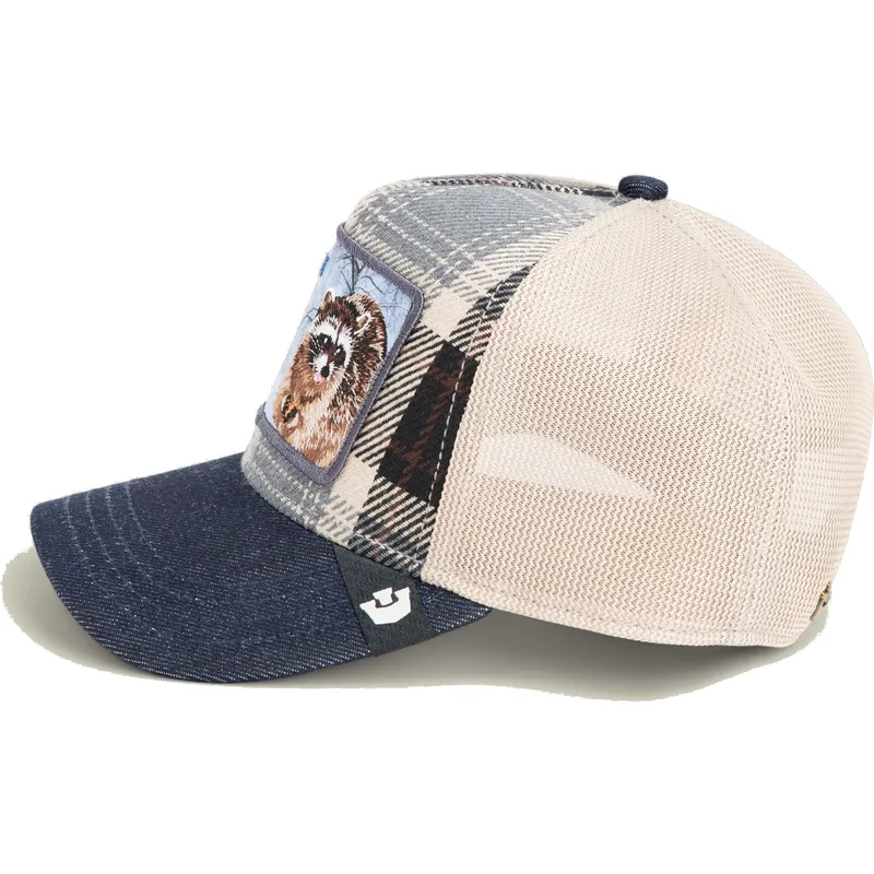 cappello-trucker-blu-mapache-bless-this-mess-free-spirited-homestead-the-farm-di-goorin-bros